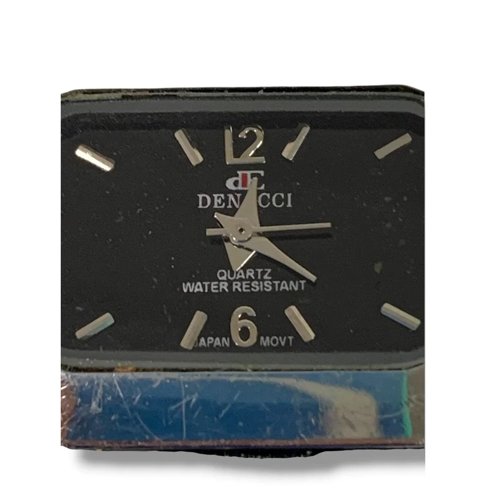 Denacci Mens Wristwatch Tank Rectangular Face Working 31mm